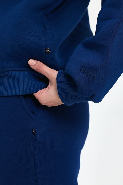 ODDA Kadın Bisiklet Yaka Şardonlu Sweatshirt