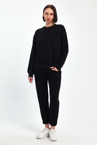 ODDA Bisiklet Yaka İnce Sweatshirt