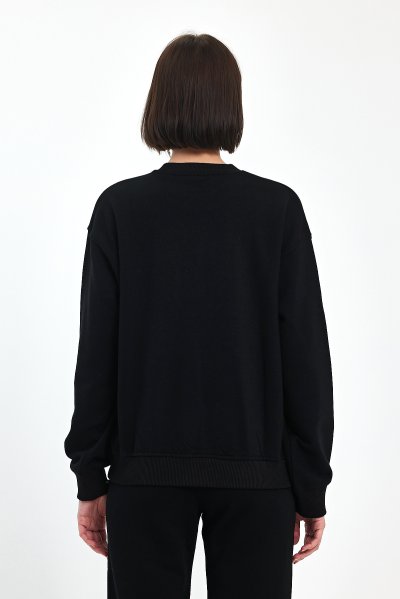 ODDA Bisiklet Yaka İnce Sweatshirt