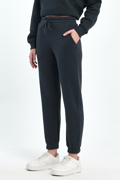 ODDA Kadın Lastikli Paça Şardonlu Eşofman Altı