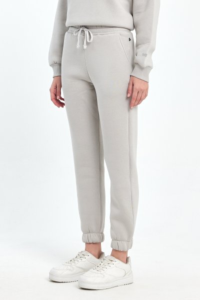 ODDA Kadın Lastikli Paça Şardonlu Eşofman Altı