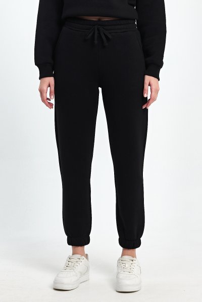 ODDA Kadın Lastikli Paça Şardonlu Eşofman Altı