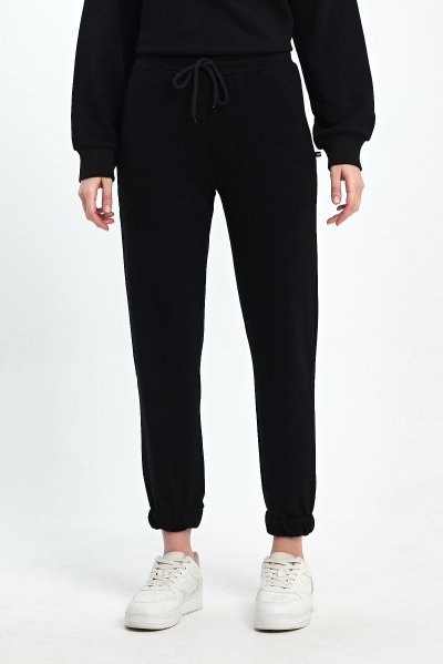 ODDA Kadın Lastikli Paça Şardonsuz Eşofman Altı