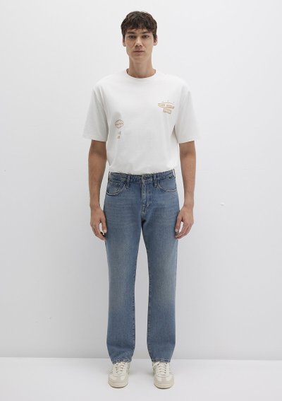 LISBON Dusty Mid Blue Street Denim