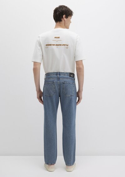 LISBON Dusty Mid Blue Street Denim