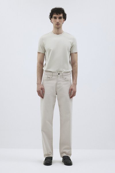 MITTE Off White Canvas Denim