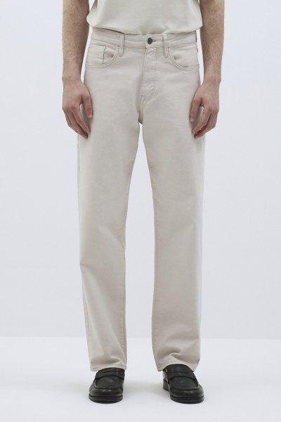 MITTE Off White Canvas Denim