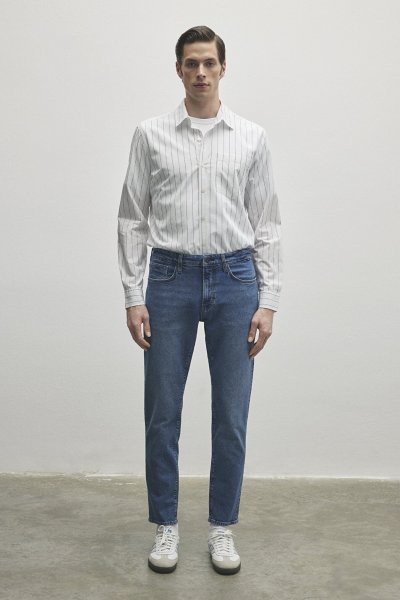 LONDON Mid Brushed Classic Denim