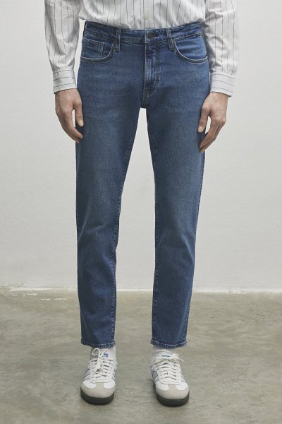 LONDON Mid Brushed Classic Denim