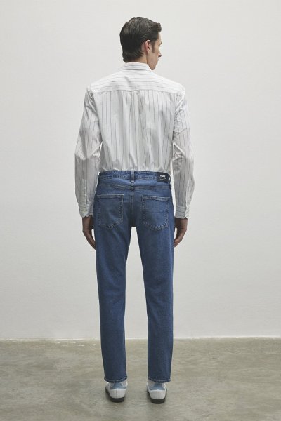 LONDON Mid Brushed Classic Denim