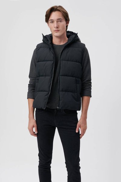 KAPÜŞONLU YELEK Antrasit