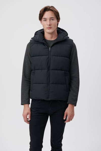 KAPÜŞONLU YELEK Antrasit