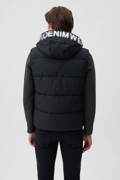 KAPÜŞONLU YELEK Antrasit