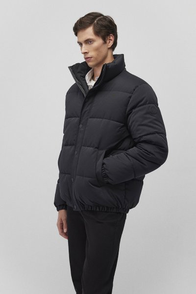 DİK YAKA CEKET Siyah