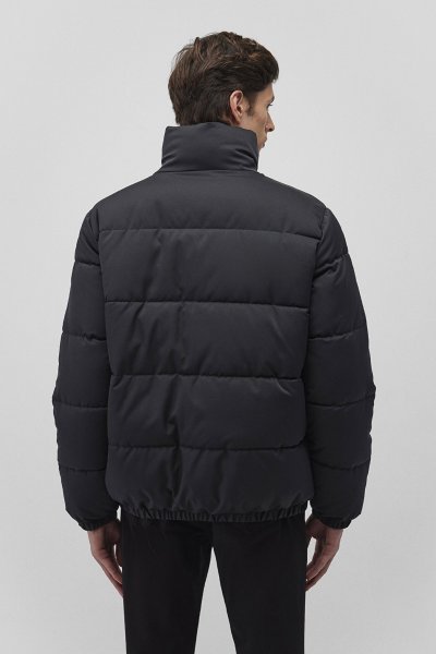 DİK YAKA CEKET Siyah