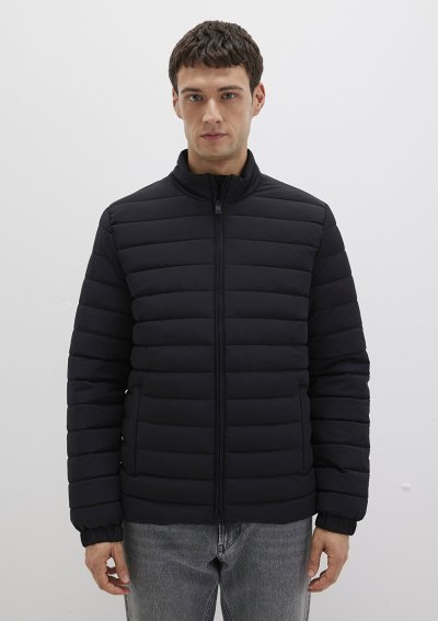 DİK YAKA CEKET Jet Siyah