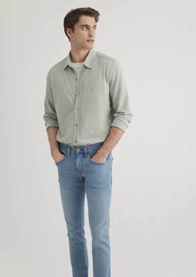 UZUN KOL GÖMLEK  Açık Yeşil