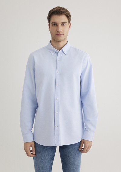 UZUN KOL GÖMLEK Toz Mavi