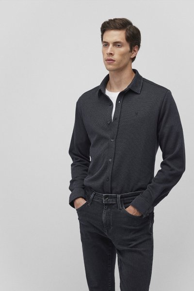 UZUN KOL GÖMLEK Siyah