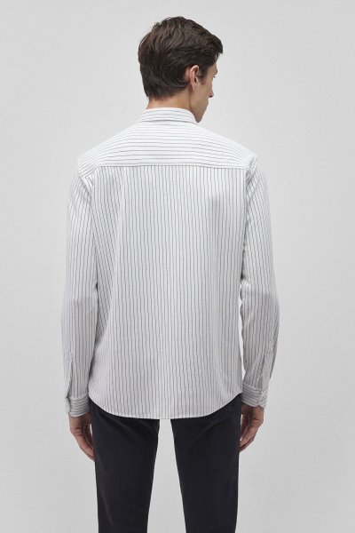 ÇİZGİLİ GÖMLEK Siyah