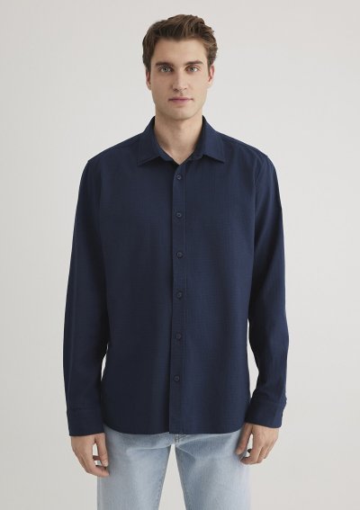 UZUN KOL GÖMLEK Derin Lacivert