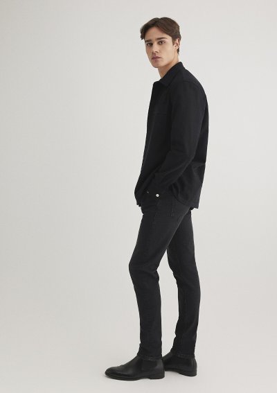 CEPLİ GÖMLEK Siyah