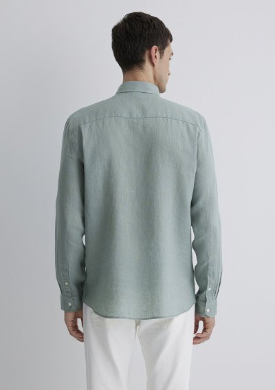 UZUN KOL GÖMLEK Çelik Gri