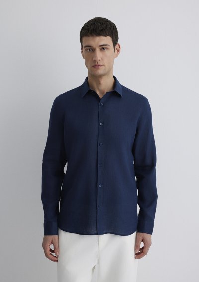 UZUN KOL GÖMLEK Derin Lacivert