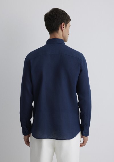 UZUN KOL GÖMLEK Derin Lacivert