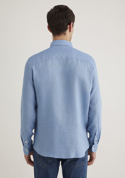 UZUN KOL GÖMLEK Soluk Mavi