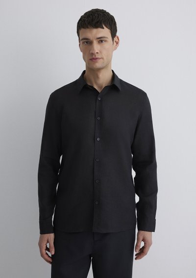 UZUN KOL GÖMLEK Siyah