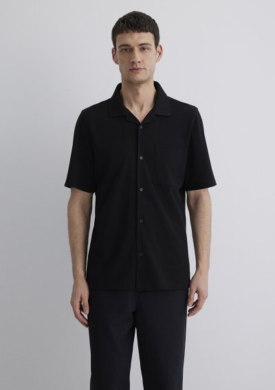 KISA KOL GÖMLEK Siyah