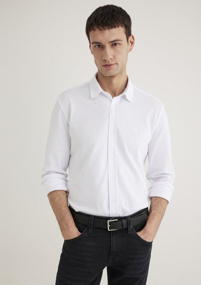 UZUN KOL GÖMLEK Beyaz