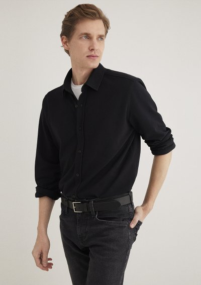 UZUN KOL GÖMLEK Siyah