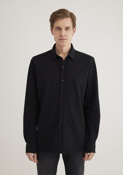 UZUN KOL GÖMLEK Siyah