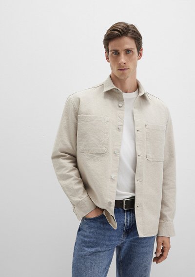 UZUN KOL GÖMLEK Açık Bej