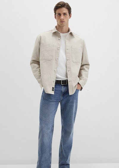 UZUN KOL GÖMLEK Açık Bej