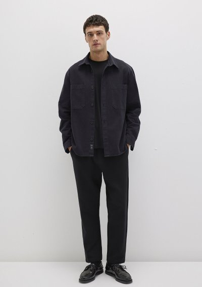 ÇİFT CEP GÖMLEK Siyah