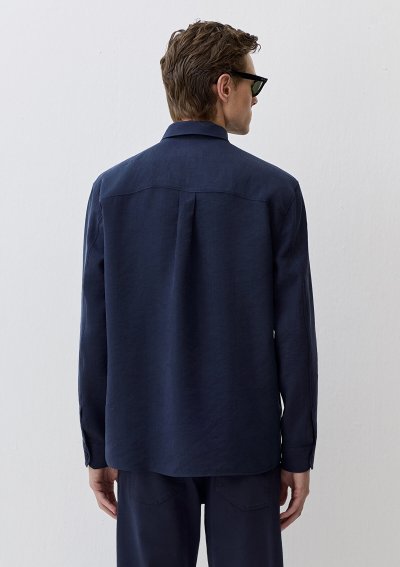 UZUN KOL GÖMLEK Gece Lacivert