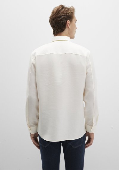 UZUN KOL GÖMLEK Kırık Beyaz