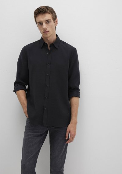 UZUN KOL GÖMLEK Siyah