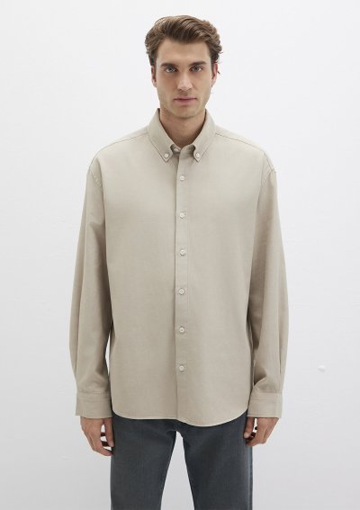 CEPLİ GÖMLEK Sis Gri