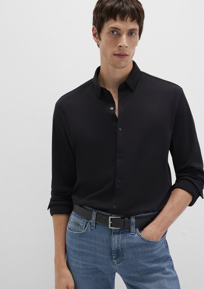 UZUN KOL GÖMLEK Siyah