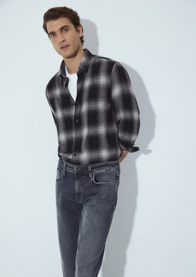 KARELİ GÖMLEK Black Check