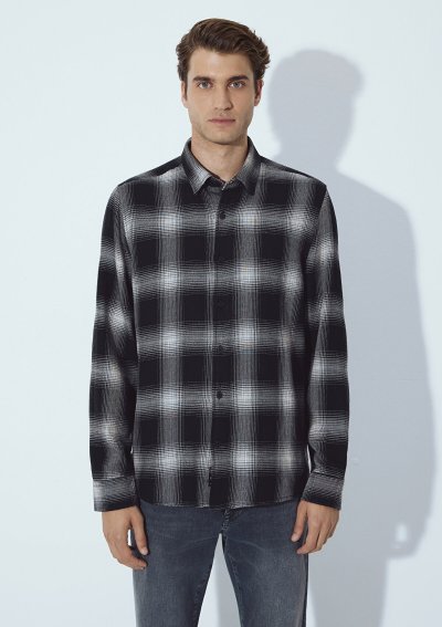 KARELİ GÖMLEK Black Check