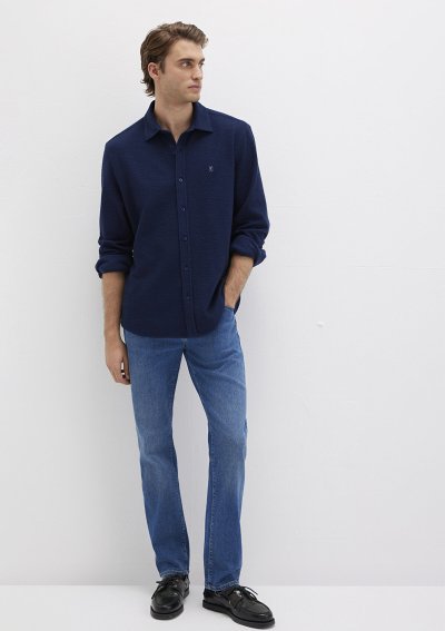 UZUN KOL GÖMLEK Derin Lacivert