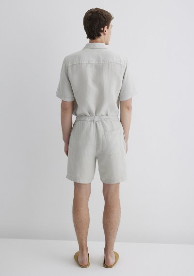 CEPLİ ŞORT Pus Gri