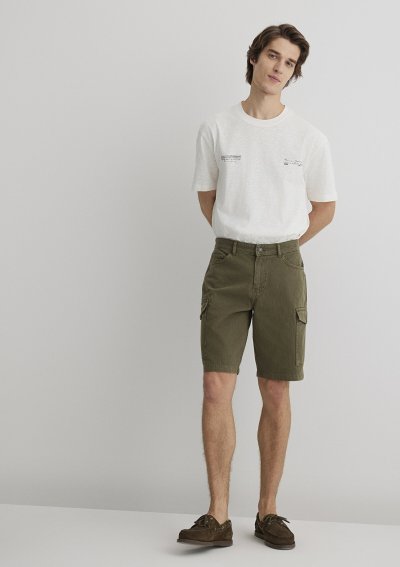 KARGO ŞORT Koyu Asker Yeşili