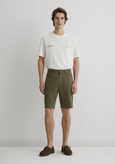 KARGO ŞORT Koyu Asker Yeşili