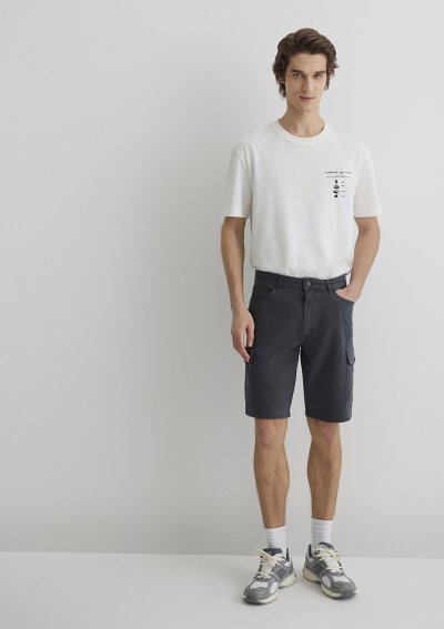 KARGO ŞORT Koyu Deniz Mavi